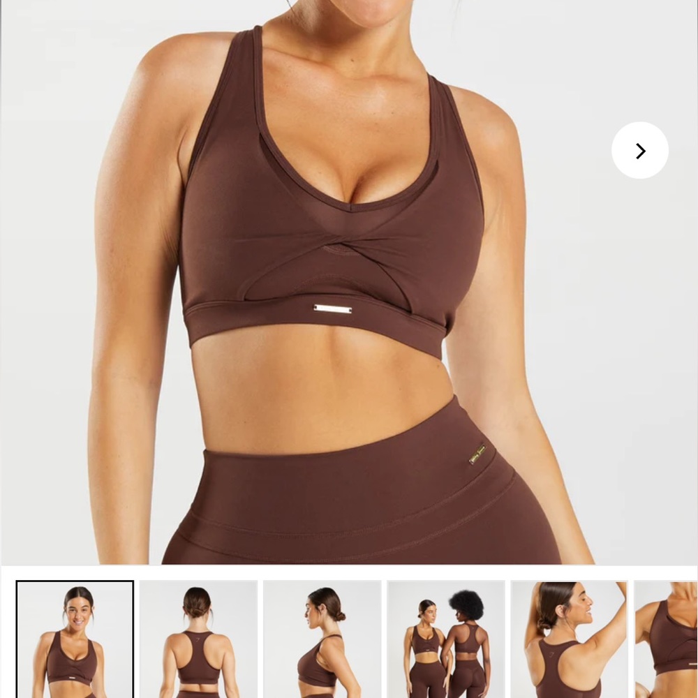 GYMSHARK X WHITNEY SIMMON COLLAB MESH SPORTS BRA & SHORTS